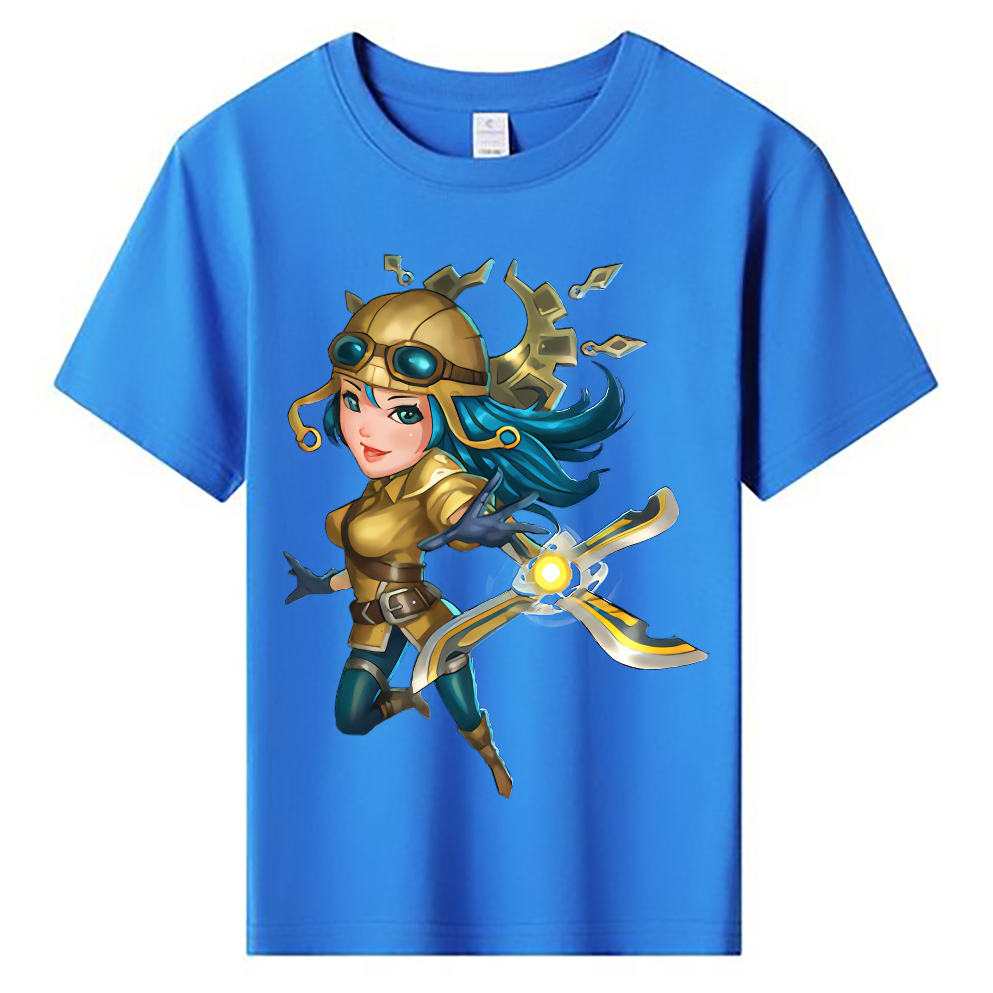 （画像用） リーグ・オブ・レジェンド League of Legends LOL 綿100％キッズTシャツ（フロントプリント）
